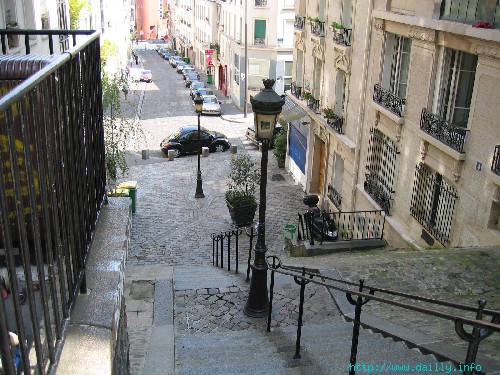 Une rue de Montmartre